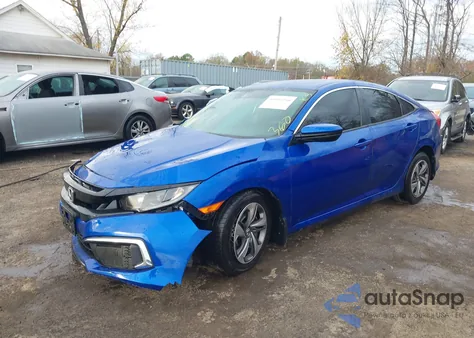 2019 Honda Civic Lx из США, поврежденный, VIN 2HGFC2F66KH556953